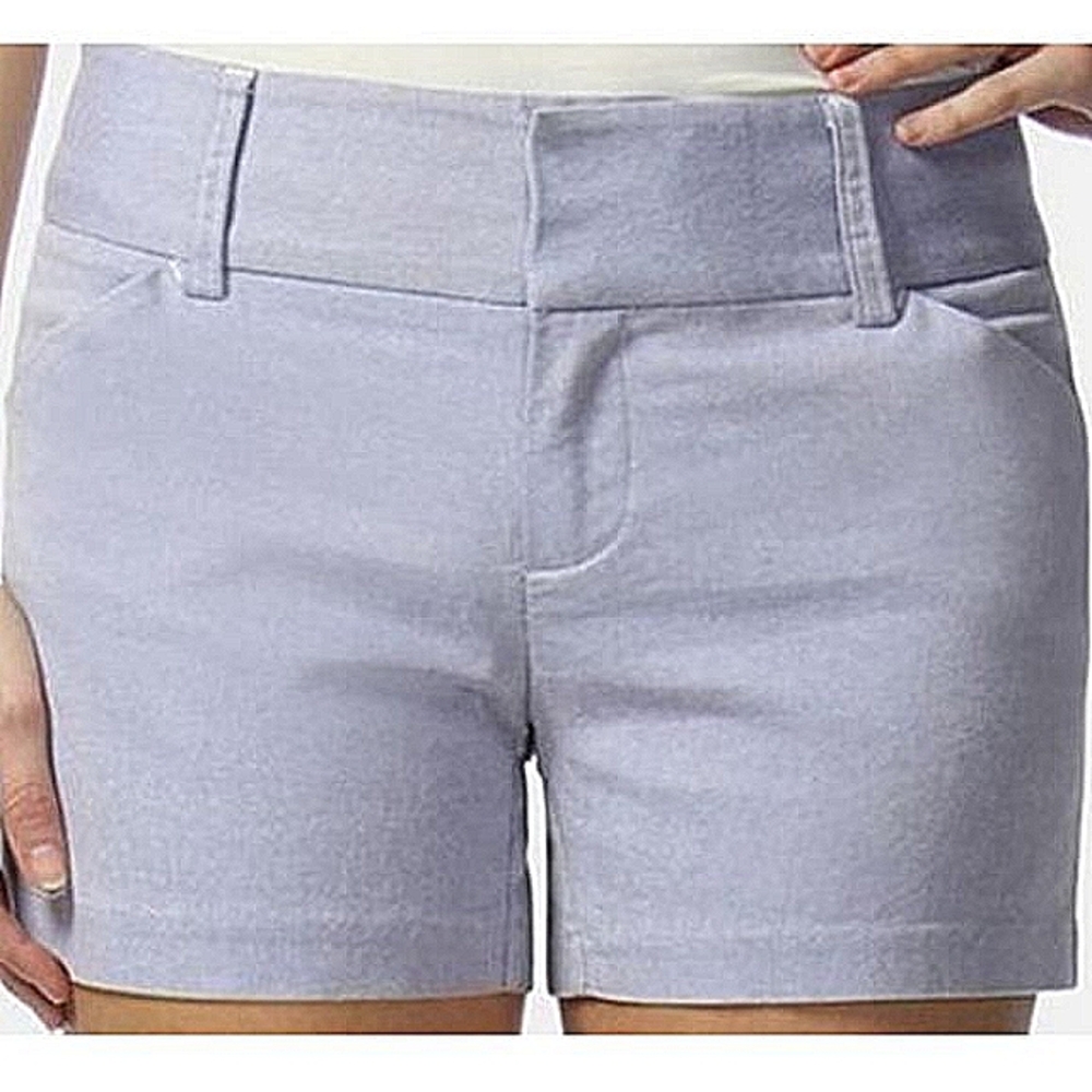 Daisy Fuentes Womens GetAway Get Away City Blue Dyed Yarn Shorts  6